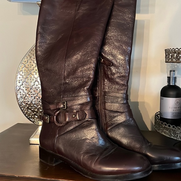 Via Spiga Shoes - Brown leather boots by Via Spiga